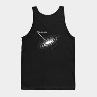 You are here: Milky Way galaxy map Tank Top